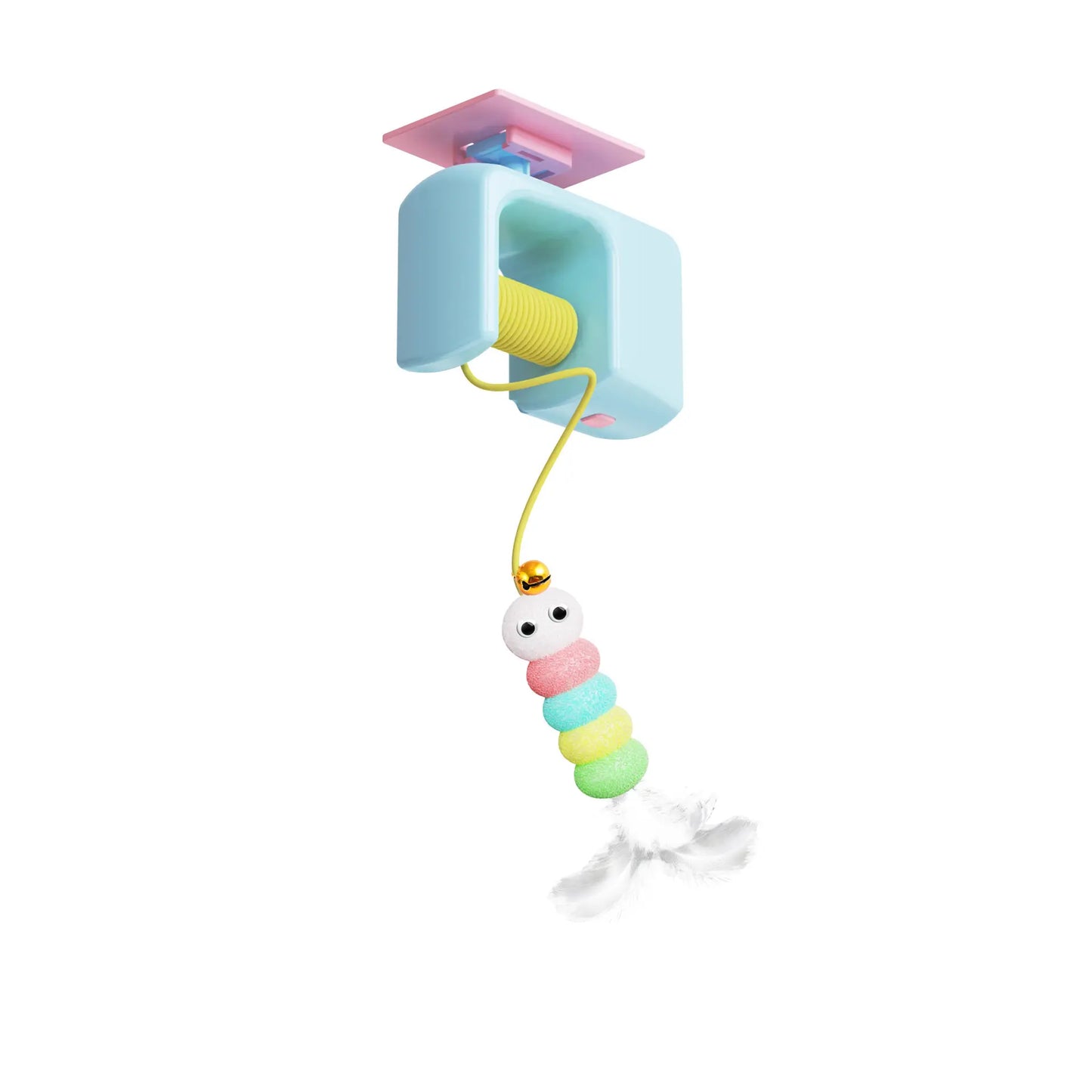 Automatic Interactive Cat Teaser | USB Rechargeable Hanging Door Toy for Independent Indoor Play
