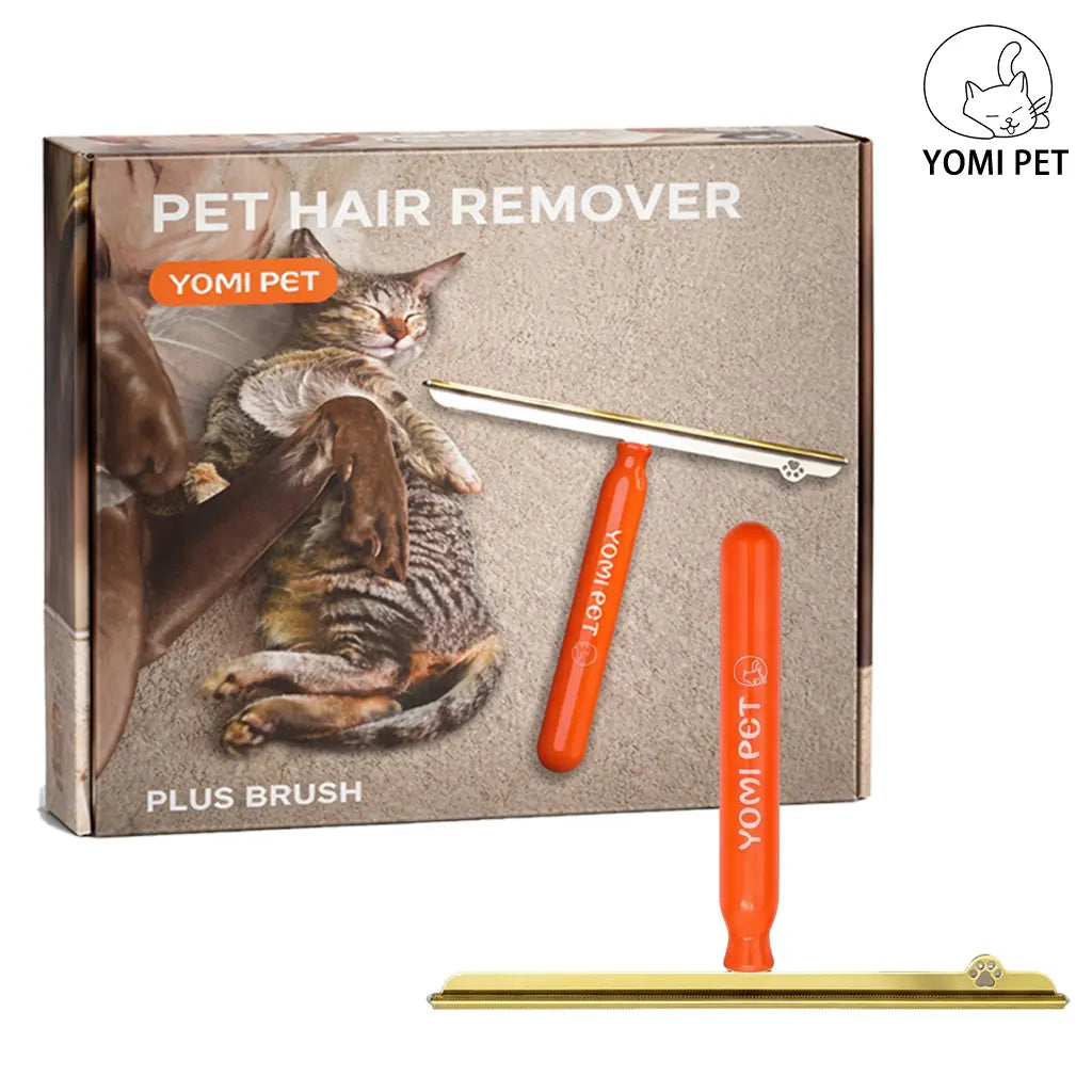 YOMI PET Reusable Car Mat Hair Remover Brush for Efficient Pet Hair Cleaning on Rugs and Mats