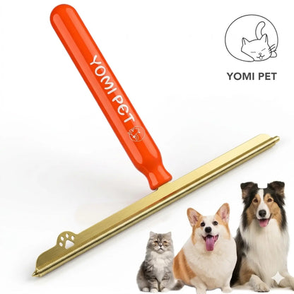 YOMI PET Reusable Car Mat Hair Remover Brush for Efficient Pet Hair Cleaning on Rugs and Mats