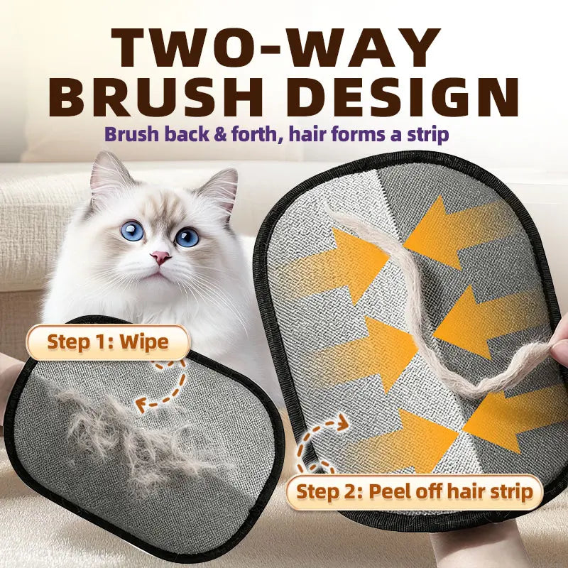 Premium Pet Hair Removal Glove | Reusable Grooming Mitt for Dogs & Cats