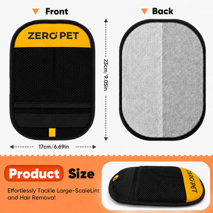 Reusable Pet Hair Removal Mitt | Electrostatic Grooming Glove for Furniture, Carpets, Dogs & Cats