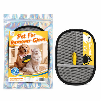 Premium Pet Hair Removal Glove | Reusable Grooming Mitt for Dogs & Cats
