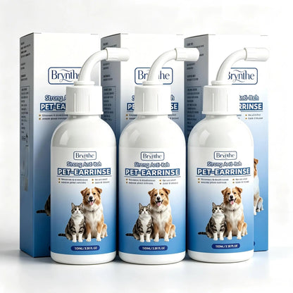 Gentle Pet Ear Cleanser | Odorless Solution for Dogs and Cats