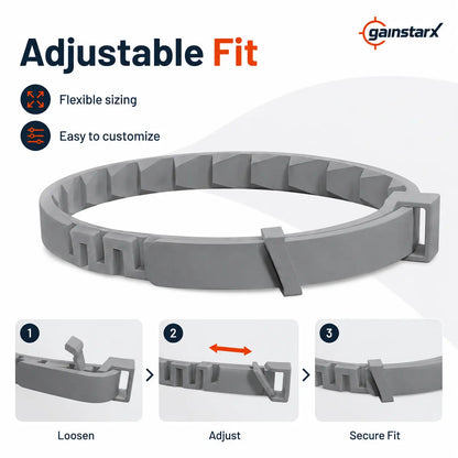 Gainstarx Adjustable Lightweight Dog Collar with Fresh Scent for Large Dogs Over 18 lbs - Ideal for Everyday Walks and Outdoor Activities