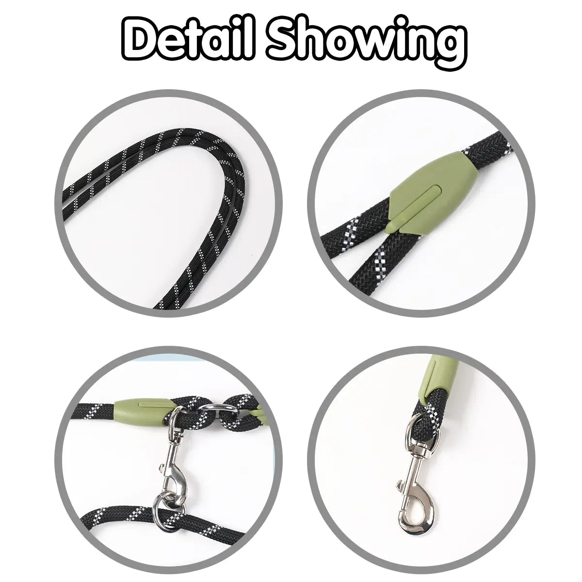 Hands-Free Dog Running Leash | Adjustable Crossbody Reflective Leash for Walking, Hiking & Training